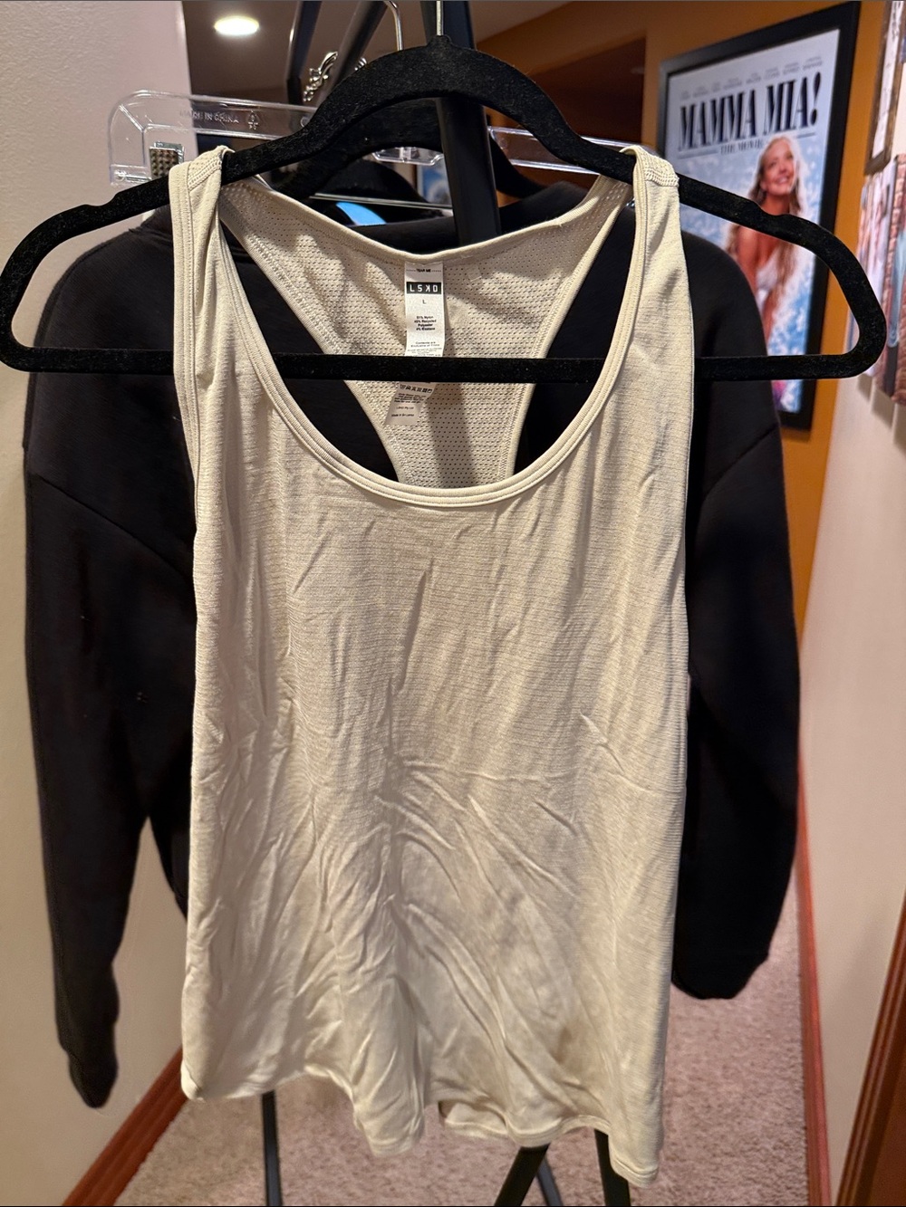 Lightweight Cream Women's Tank Top - Scoop Neck